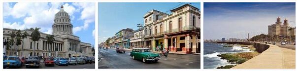 Attractions in Havana, Cuba